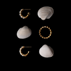 Mini Pearl Huggies Earrings