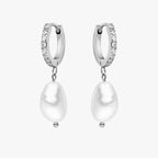 Freshwater Pearl Hoop Earrings